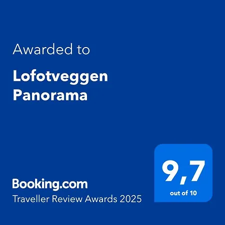 Lofotveggen Panorama بيت خشبي